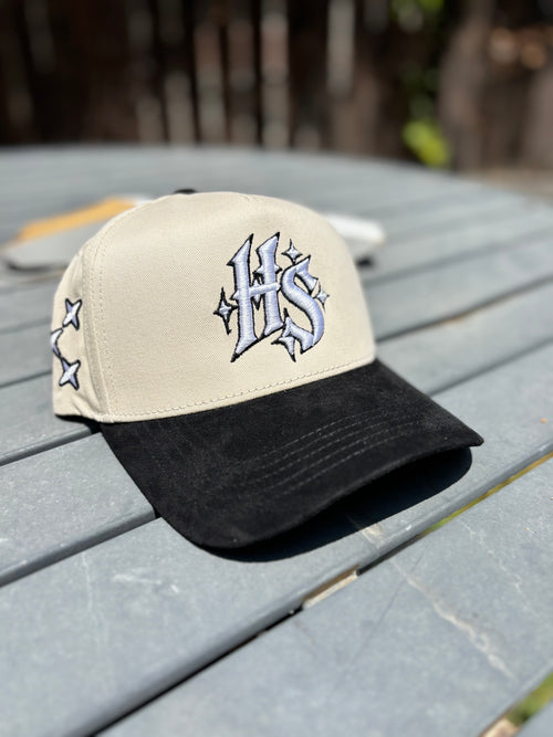 Cream/Black HS Logo “Suede Brim”