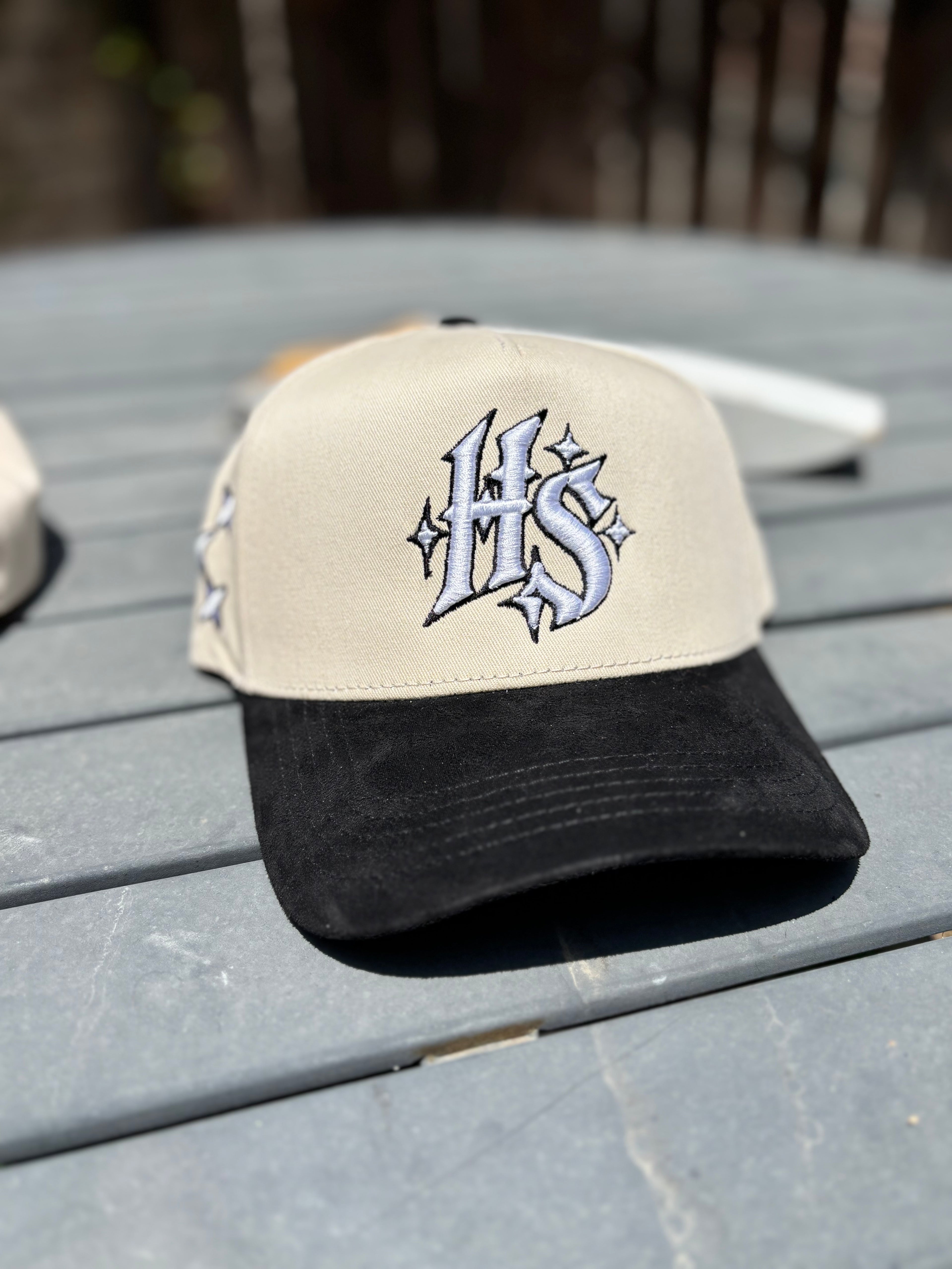 Cream/Black HS Logo “Suede Brim”