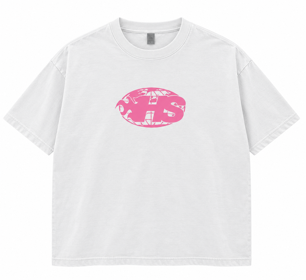Sanctuary 95’ White/ Pink Global Tee