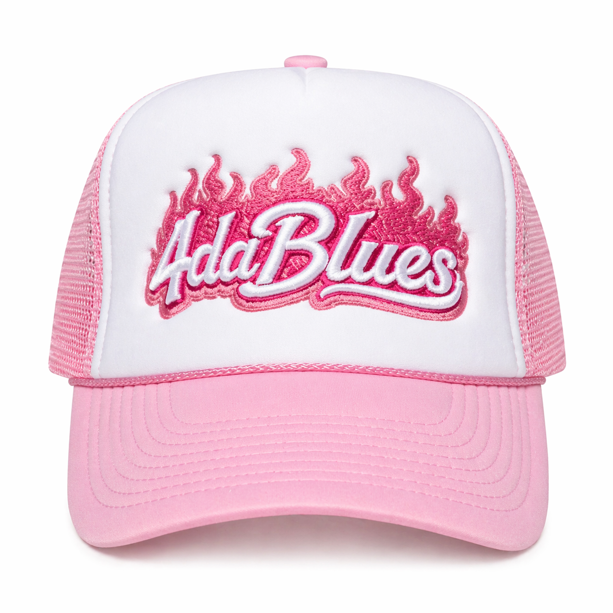 4daBlues Pink Trucker Foam Hat