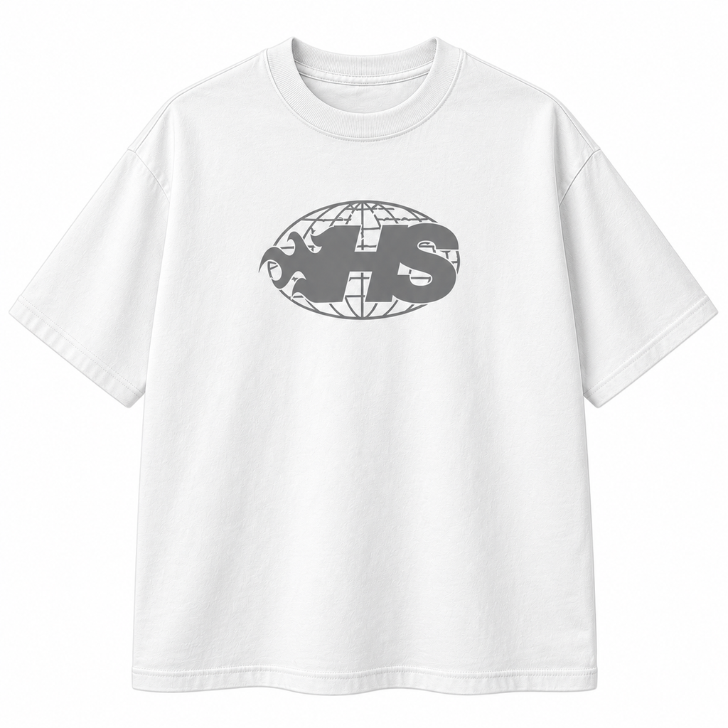 Sanctuary 95’ White / Grey Global Tee