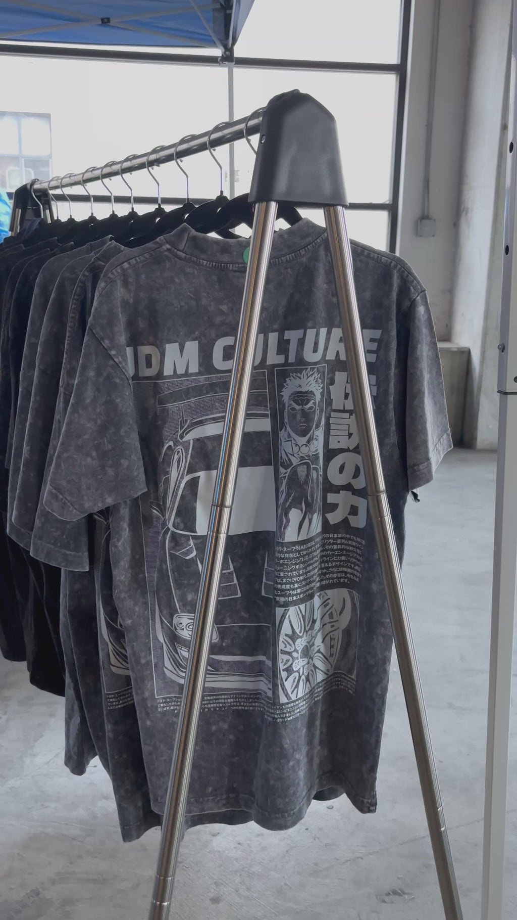 JDM x Demon Slayer Acid Wash Tee