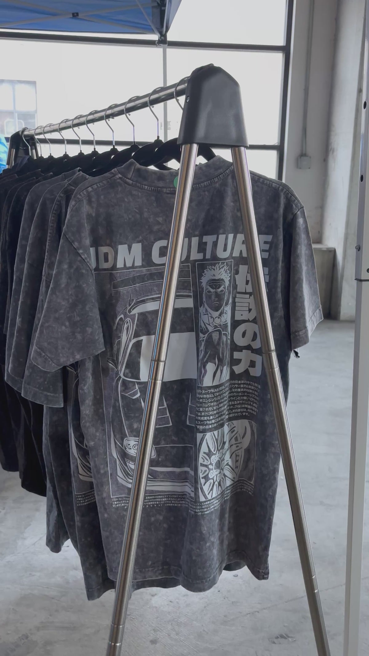 JDM x Demon Slayer Acid Wash Tee